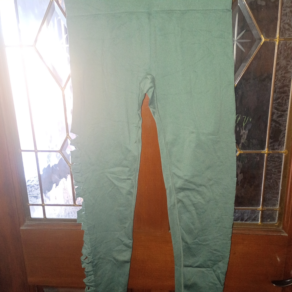 PINK Victoria's Secret Kids Green Leggings